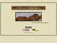 Tablet Screenshot of big-snake.de